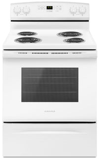  Cuisinière électrique Amana de 4,8 pi³ avec autonettoyage - blanche - YACR4503SFW