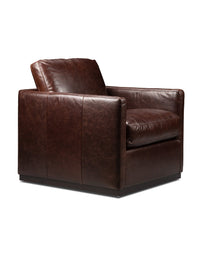  Fauteuil d’appoint Lucca - Chocolat  