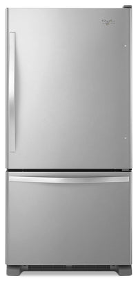  Réfrigérateur Whirlpool de 18,7 pi³ et de 30 po à congélateur inférieur - acier inoxydable monochrom…