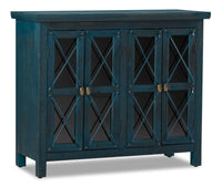 Armoire décorative Makati de 38 po - bleue