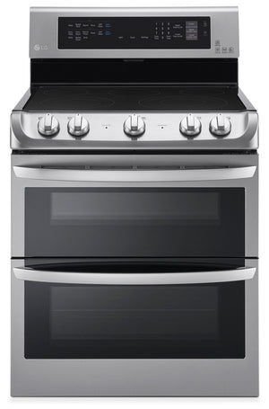 Cuisinière électrique LG de 7,3 pi³ à four double avec convection ProBake ConvectionMD - acier inoxydable Smudge-ProofMD - LDE5415ST