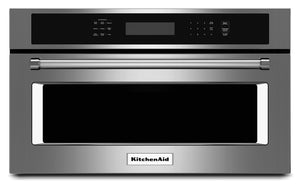 Four à micro-ondes encastré KitchenAid de 1,4 pi³ avec cuisson à 900 W - acier inoxydable - KMBP100ESS