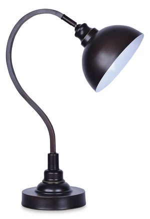 Lampe de travail et de bureau de 21,5 po bronze huilé