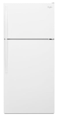  Réfrigérateur Whirlpool de 14,3 pi³ et de 28 po à congélateur supérieur - blanc - WRT134TFDW