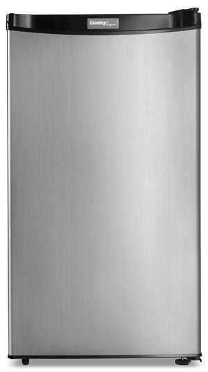 Réfrigérateur compact Danby de 3,2 pi³ et de 17,7 po à 1 porte - acier inoxydable - DCR032A2BSLDD