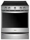 Cuisinière électrique intelligente Whirlpool de 6,4 pi³ avec friture à air et technologie AquaLiftMD - acier inoxydable résistant aux traces de doigts - YWEE750H0HZ