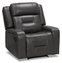  Fauteuil inclinable Ryker en tissu Leath-Aire - gris 