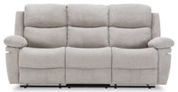  Sofa coulissant inclinable Bennett de 80,71 po en tissu de chenille gris tourterelle lisco