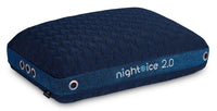  Oreiller haute performance Night Ice 2.0 de BEDGEAR - pour dormeur sur le dos