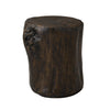 Table d'appoint Jordy de 15 po en imitation de bois - noire