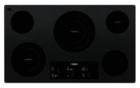  Surface de cuisson électrique Whirlpool de 36 po à 5 éléments - noire - WCE97US6KB