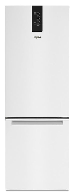 Réfrigérateur Whirlpool de 12,9 pi³ et de 26 po à congélateur inférieur - blanc - WRB533CZJW