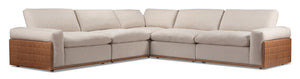 Sofa sectionnel Avalon 5 pièces - taupe