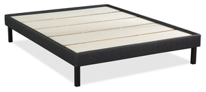 Base plateforme Breeze pour lit double - noir