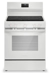 Cuisinière électrique Frigidaire de 5,3 pi³ avec élément à ébullition rapide et surface de cuisson à 5 éléments - blanche - FCRE305CBW