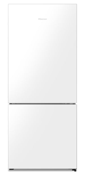 Réfrigérateur Hisense de 14,7 pi³ et de 27,7 po à congélateur inférieur - blanc - RB15A2CWE