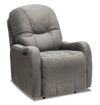 Fauteuil inclinable Everett de 33,5 po fabriqué au Canada en tissu gris