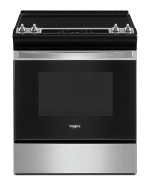 Cuisinière électrique Whirlpool de 4,8 pi³ avec autonettoyage - acier inoxydable - YWEE515S0LS