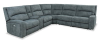  Sofa sectionnel à inclinaison électrique Apollo 6 pièces - Galet alvéolé