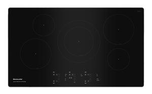 Surface de cuisson à induction KitchenAid de 36 po à 5 éléments - acier inoxydable - KCIG556JSS