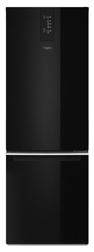 Réfrigérateur Whirlpool de 12,9 pi³ et de 24 po à congélateur inférieur - noir - WRB533CZJB