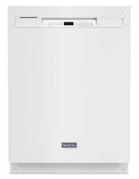  Lave-vaisselle encastré Maytag de 24 po et de 50 dBA avec commandes à l’avant - blanc - MDB4949SKW