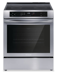  Cuisinière à induction Frigidaire de 5,3 pi³ avec surface de cuisson facile à nettoyer et cuisson pa…