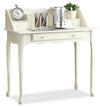 Bureau de style Queen Anne Samantha de 36 po - blanc