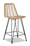 Tabouret Zuma de hauteur comptoir - naturel