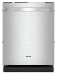  Lave-vaisselle encastré Whirlpool de 24 po et de 44 dBA avec commandes sur le dessus - acier inoxyda…