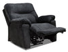 Fauteuil coulissant inclinable Gybson de 38 po fabriqué au Canada en tissu gris graphite