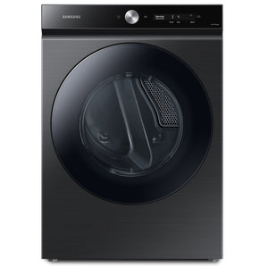 Sécheuse électrique Samsung de 7,6 pi³ avec vapeur - acier inoxydable noir - superposable - DVE53BB8700VAC