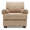 Fauteuil Roll de la collection Sofa Lab - Luxury Taupe