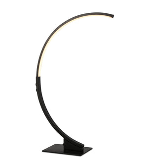 Lampe de table Zeus de 24 po noir mat à DEL