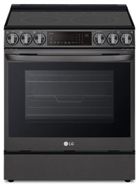  Cuisinière intelligente électrique LG de 6,3 pi³ avec friture à air et convection ProBake Convection…