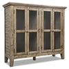 Armoire décorative Rocco de 48 po avec 4 portes - bois naturel