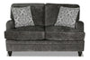 Causeuse Bellmont en chenille - anthracite