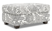  Pouf de rangement personnalisable The Trunk de Sofa Lab de 39 po fabriqué au Canada en tissu - Dalmatian multicolore