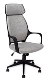 Chaise de bureau Jessie de 25 po de calibre commercial - grise et noire