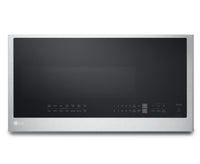  Four à micro-ondes à hotte intégrée LG de 2 pi³ avec EasyCleanMD et cuisson par capteur - acier inox…