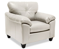  Fauteuil Addison en tissu Leath-Aire - beige