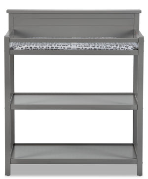 Table à langer Harper pour bébé avec matelas à langer - gris tourterelle