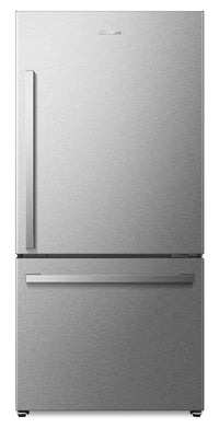  Réfrigérateur Hisense de 22,3 pi³ et de 31,3 po à congélateur inférieur - acier inoxydable - RB22A2F…