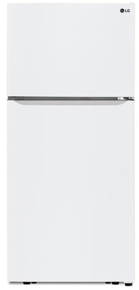  Réfrigérateur LG de 20 pi³ et de 30 po à congélateur supérieur - blanc - LTCS20020W