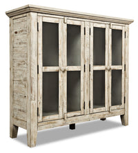 Armoire décorative Rocco de 48 po avec 4 portes - crème