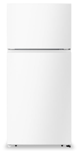 Réfrigérateur Hisense de 18 pi³ et de 30 po à congélateur supérieur - blanc - RT18A2FWD