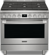  Cuisinière hybride Frigidaire Professional de 4,4 pi³ avec convection à 2 ventilateurs et surface de…