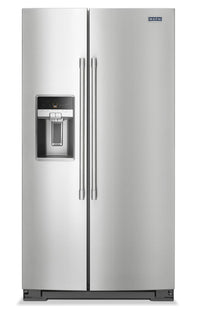  Réfrigérateur Maytag de 21 pi³ et de 36 po à compartiments juxtaposés - acier inoxydable résistant a…