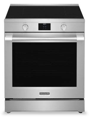 Cuisinière à induction Frigidaire Professional de 6,2 pi³ avec convection totale et surface de cuisson facile à nettoyer - acier inoxydable Smudge-ProofMD - PCFI308CAF