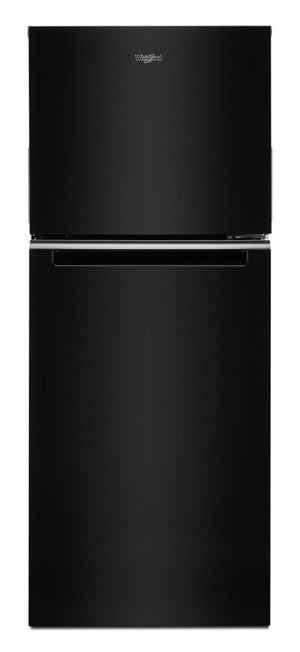 Réfrigérateur Whirlpool de 11,6 pi³ et de 24 po à congélateur supérieur - noir - WRT112CZJB